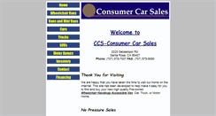 Desktop Screenshot of consumercarsales.com